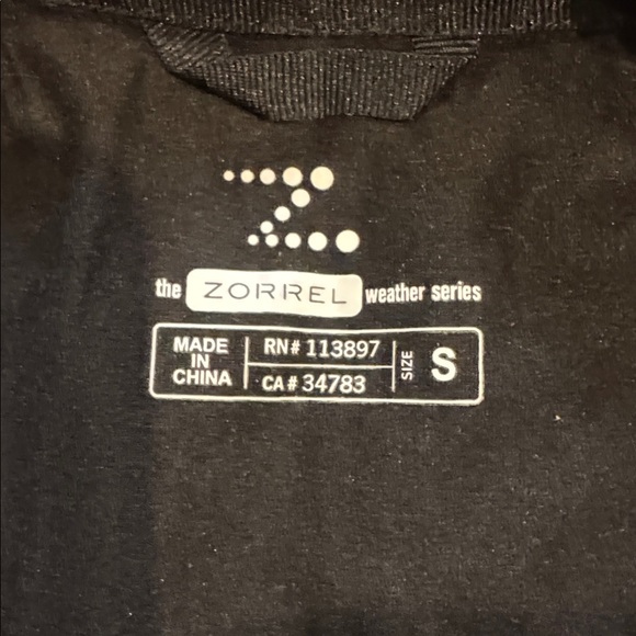 Zorrel Weather Series Running Cycling Softshell Black Jacket‎ Women’s Small - Picture 2 of 6